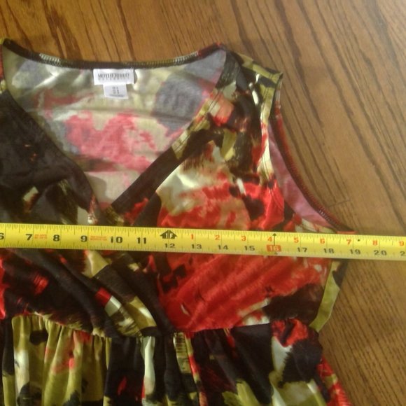 Motherhood Maternity Large Colorful Floral Print Sleeveless Dress - Picture 10 of 10